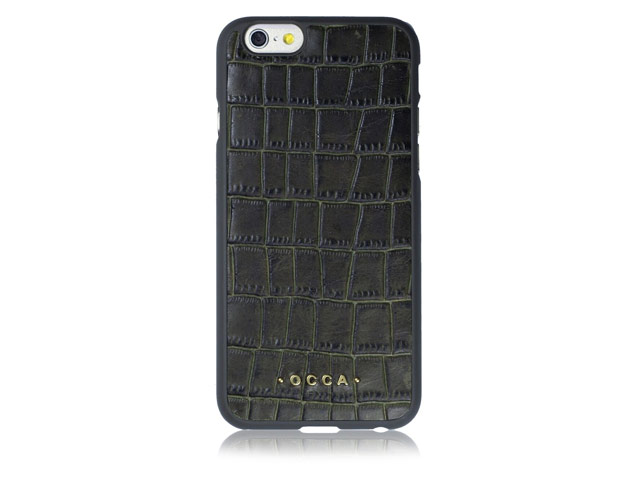 Чехол Occa Skin Collection для Apple iPhone 6/6S (черный, кожаный)