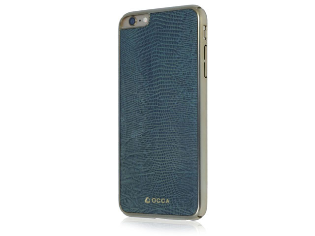 Чехол Occa Lizard Collection для Apple iPhone 6/6S (синий, кожаный)