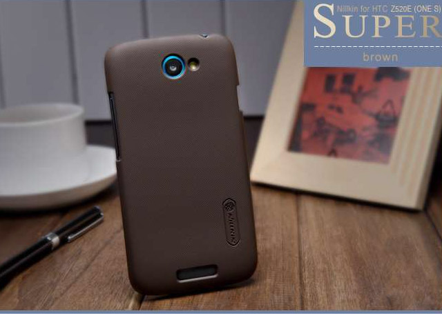 Чехол Nillkin Hard case для HTC One S Z520e (коричневый, пластиковый)