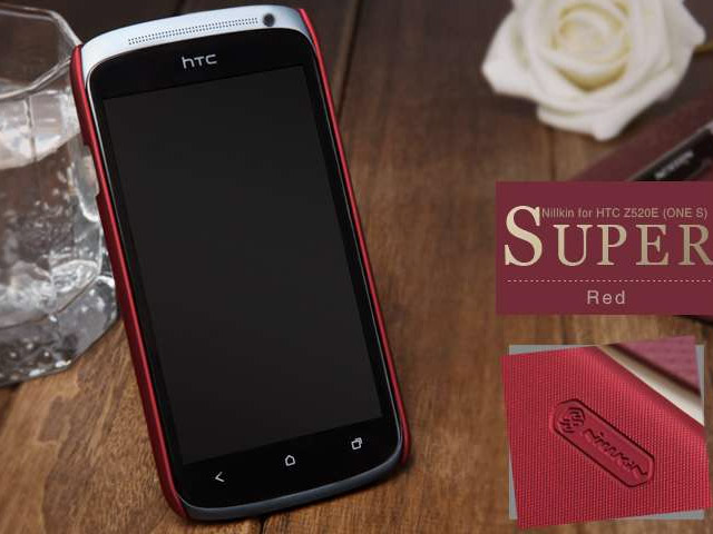 Чехол Nillkin Hard case для HTC One S Z520e (красный, пластиковый)