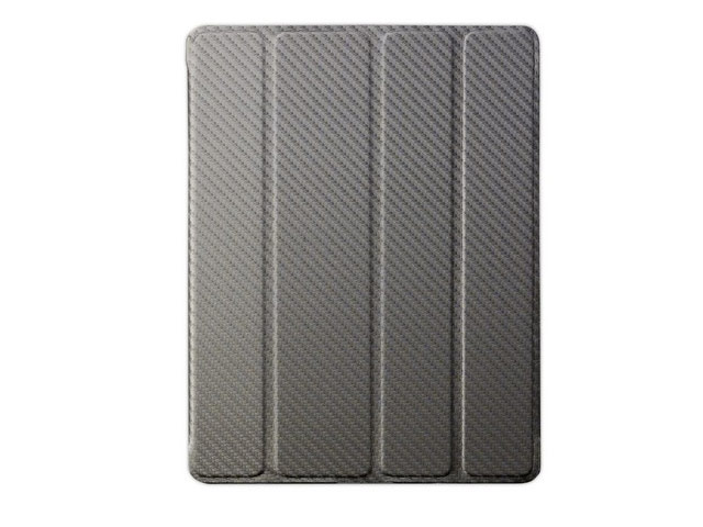 Чехол Cooler Master Wake Up Folio для Apple iPad 2/new iPad (черный, карбон, стилус)