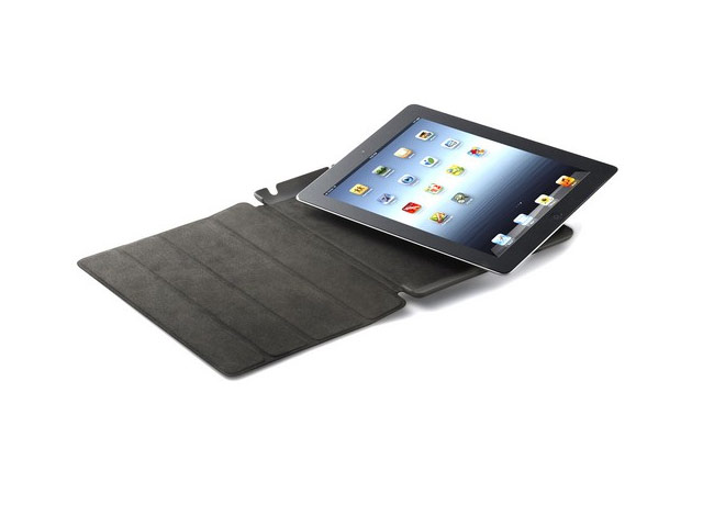 Чехол Cooler Master Wake Up Folio для Apple iPad 2/new iPad (черный, карбон, стилус)