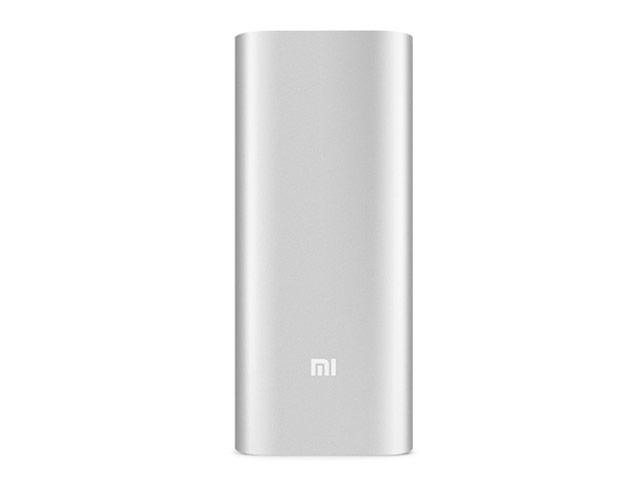 Внешняя батарея Xiaomi Mi Power Bank универсальная (16000 mAh, серебистая, алюминиевая)