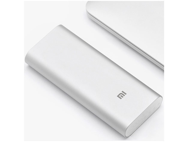 Внешняя батарея Xiaomi Mi Power Bank универсальная (16000 mAh, серебистая, алюминиевая)