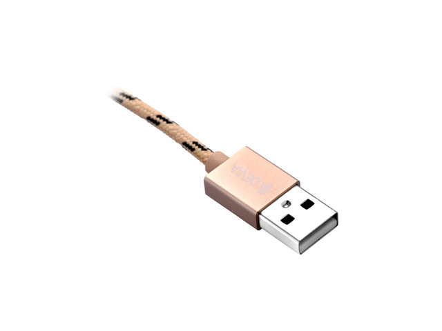 USB-кабель Devia Fashion Cable универсальный (Lightning, 1 метр, золотистый)