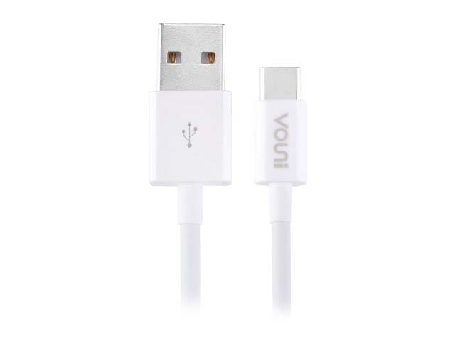 USB-кабель Vouni Vivan Cable универсальный (USB Type C, 1 метр, белый)
