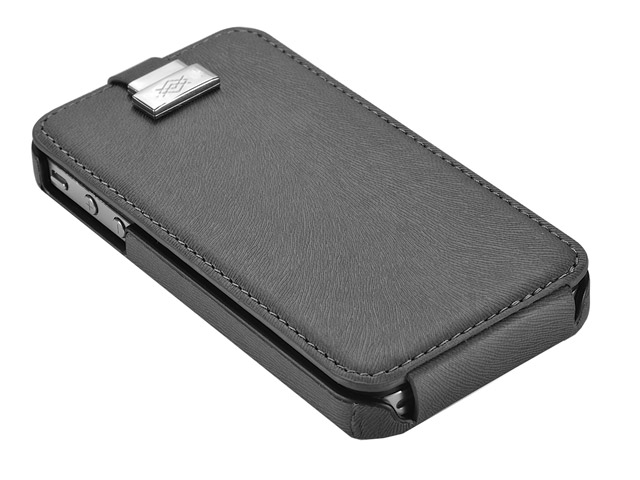 Чехол X-doria Dash Flip case для Apple iPhone 4/4S (серый, кожанный)