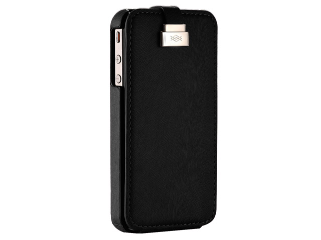 Чехол X-doria Dash Flip case для Apple iPhone 4/4S (черный, кожанный)