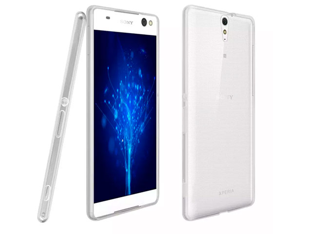 Чехол Yotrix UltrathinCase для Sony Xperia C5 ultra (прозрачный, гелевый)