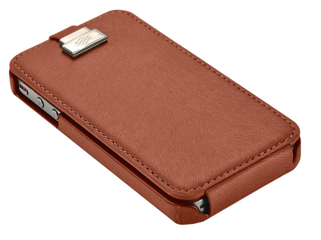 Чехол X-doria Dash Flip case для Apple iPhone 4/4S (коричневый, кожанный)