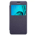 Чехол Nillkin Sparkle Leather Case для Samsung Galaxy J3 SM-J310 (темно-серый, винилискожа)