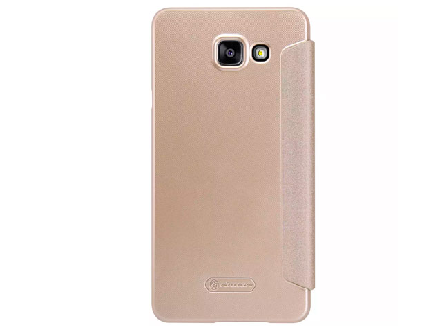 Чехол Nillkin Sparkle Leather Case для Samsung Galaxy A7 A710F (золотистый, винилискожа)