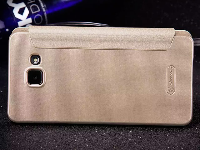 Чехол Nillkin Sparkle Leather Case для Samsung Galaxy A7 A710F (золотистый, винилискожа)