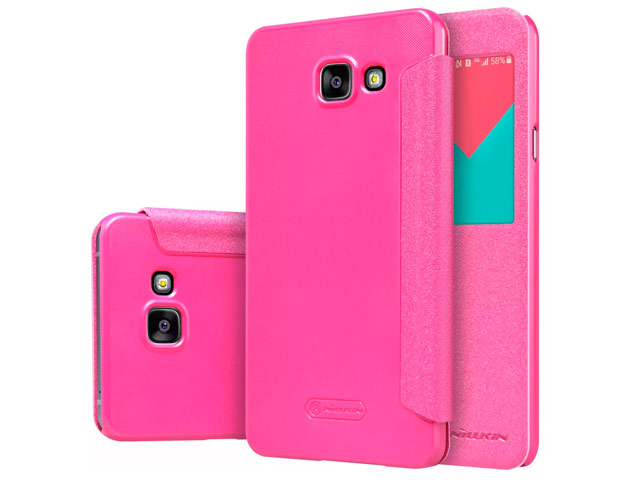 Чехол Nillkin Sparkle Leather Case для Samsung Galaxy A5 A510F (розовый, винилискожа)