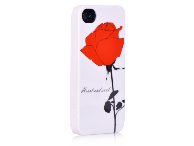 Чехол X-doria Dream Works Case для Apple iPhone 4/4S (с рисунком, Heart & Soul)