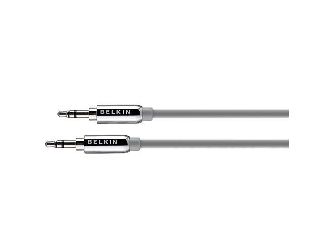 Аудио-кабель Belkin Car Stereo Cable 6' AUX с разъемами 3.5 мм