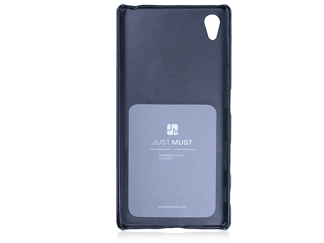 Чехол Just Must Ratio I Collection для Sony Xperia Z5 (черный, кожаный)