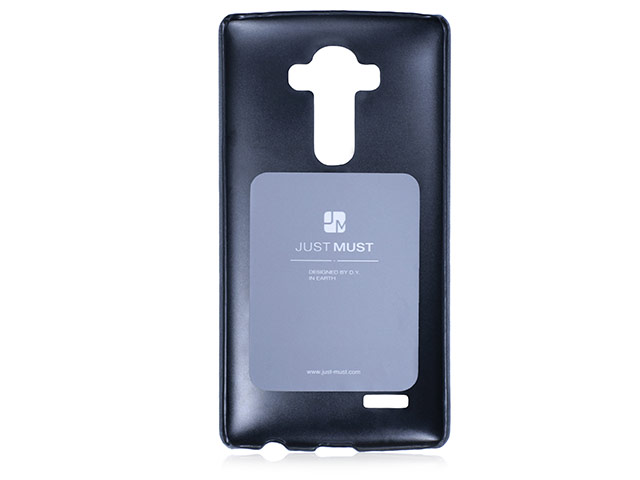 Чехол Just Must Ratio I Collection для LG G4 mini H736 (черный, кожаный)