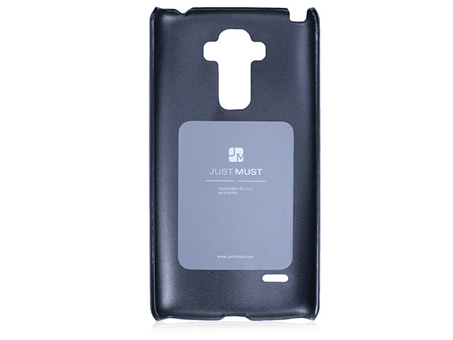 Чехол Just Must Ratio I Collection для LG G4 Stylus H540F (черный, кожаный)
