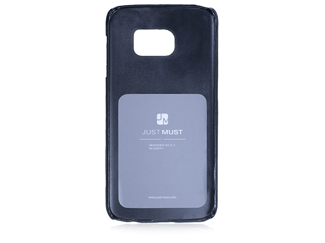 Чехол Just Must Ratio I Collection для Samsung Galaxy S6 edge SM-G925 (черный, кожаный)