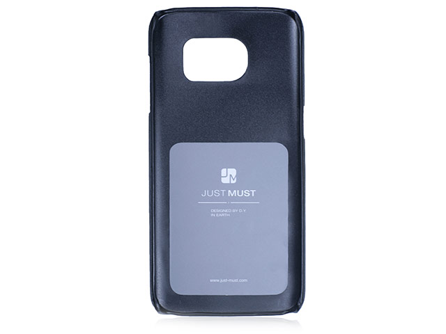 Чехол Just Must Ratio I Collection для Samsung Galaxy S7 edge (черный, кожаный)