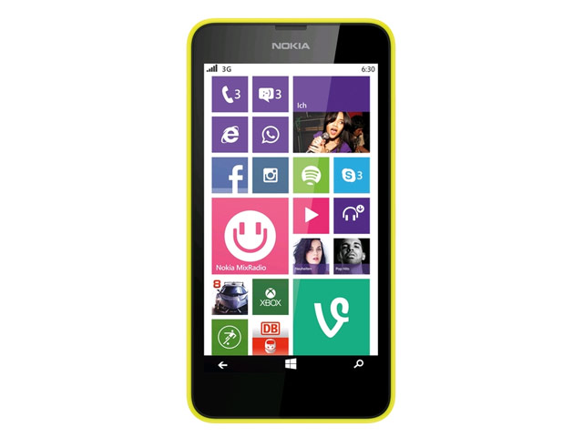 Смартфон Nokia Lumia 630 (dualSIM, желтый, 8Gb, 4.5