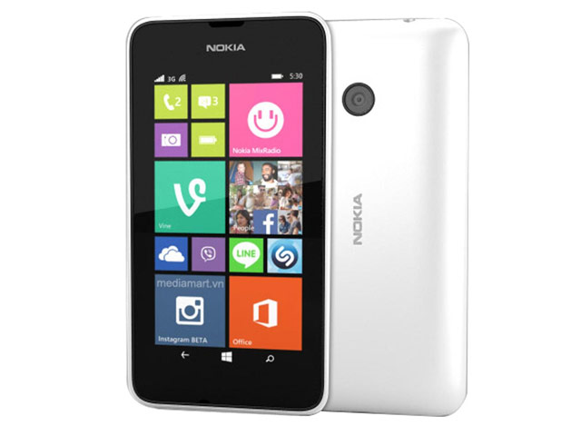 Смартфон Nokia Lumia 530 (dualSIM, белый, 4Gb, 4