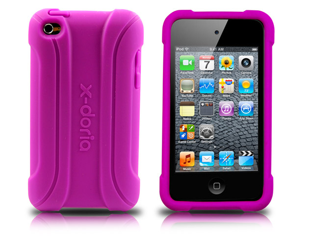 Чехол X-doria Silicone case для Apple iPod touch (4-th gen) (фиолетовый)