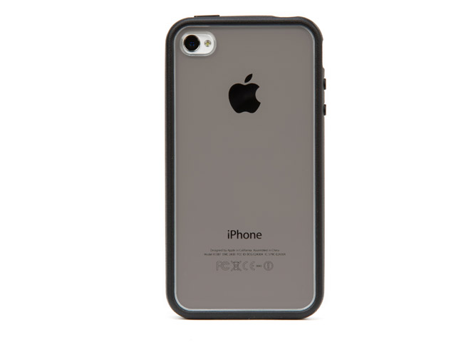 Чехол X-doria Scene Case для Apple iPhone 4/4S (серый/оранжевый)