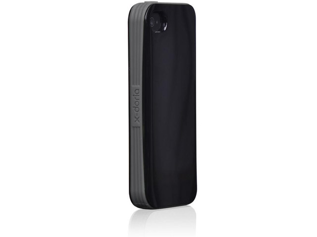 Чехол X-doria Verge Case для Apple iPhone 4/4S (черный/серый)