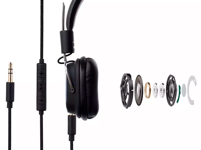 Наушники Remax Anywhere RM-100H (черные, пульт/микрофон, 20-20000 Гц)