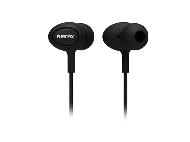 Наушники Remax Earphone RM-515 (черные, пульт/микрофон, 20-20000 Гц, 10 мм)