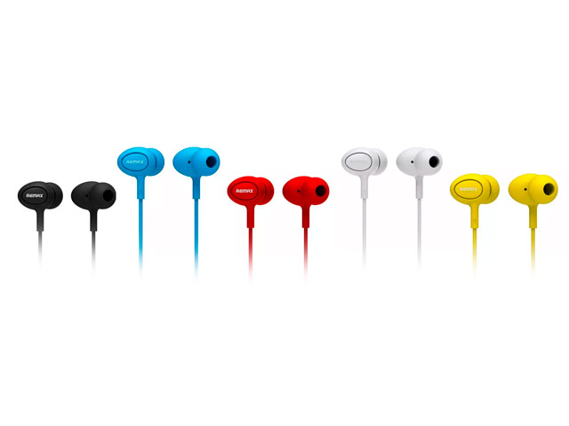 Наушники Remax Earphone RM-515 (черные, пульт/микрофон, 20-20000 Гц, 10 мм)