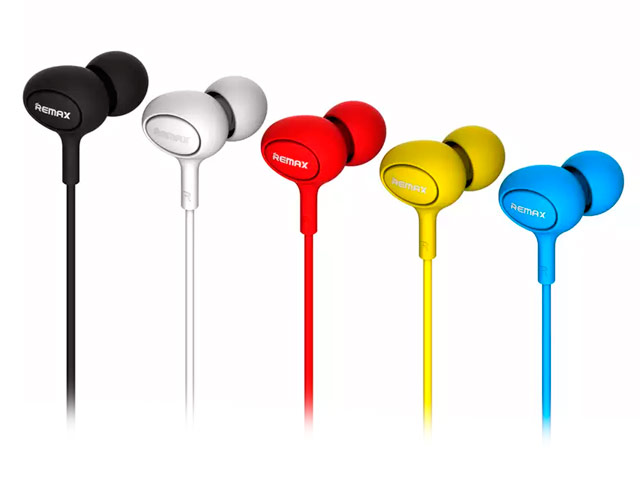 Наушники Remax Earphone RM-515 (черные, пульт/микрофон, 20-20000 Гц, 10 мм)