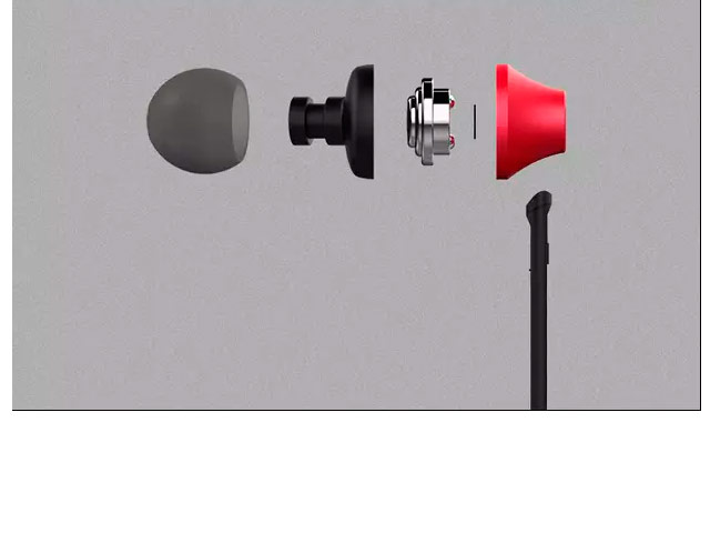 Наушники Remax Headphone RM-610D (красные, пульт/микрофон, 20-20000 Гц, 10 мм)