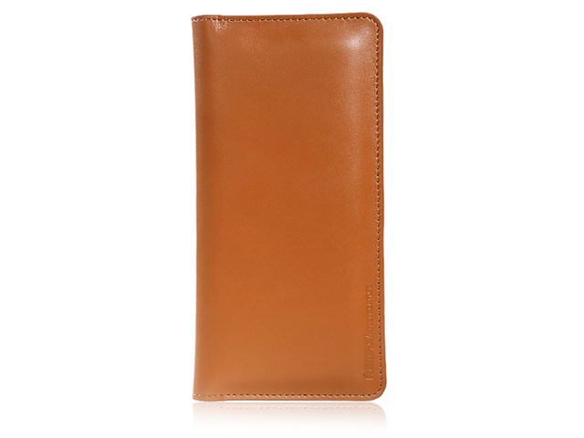 Кошелек Remax Wings Series Wallet (коричневый, кожаный, валютник, размер L)