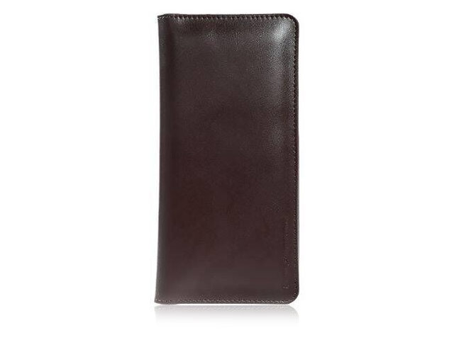 Кошелек Remax Wings Series Wallet (темно-коричневый, кожаный, валютник, размер L)