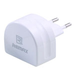 Зарядное устройство Remax Cresent Charger универсальное (сетевое, 2xUSB, 2.1A, белое)