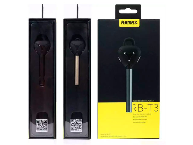 Bluetooth-гарнитура Remax Bluetooth Headset RB-T3 (серебристая)