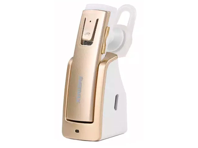 Bluetooth-гарнитура Remax Bluetooth Headset RB-T6C (золотистая)