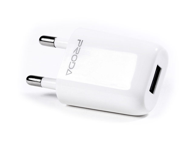 Зарядное устройство Remax Proda USB Charger универсальное (сетевое, 1A, microUSB, белое)