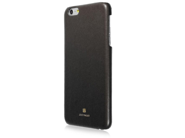 Чехол Just Must SU Collection для Apple iPhone 6/6S (черный, кожаный)