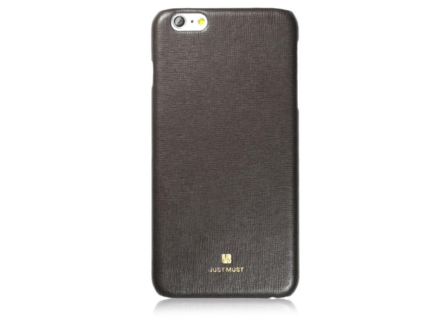 Чехол Just Must SU Collection для Apple iPhone 6/6S (черный, кожаный)