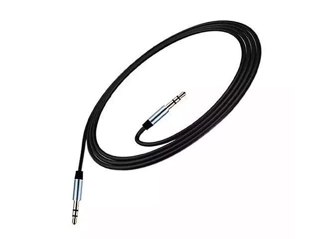 AUX-кабель Remax Aux Audio cable (2 м, разъемы 3.5 мм, черный)