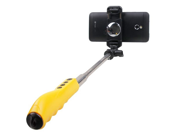 Монопод Remax Cable Selfie Bluetooth Stick универсальный (желтый, беспроводной)