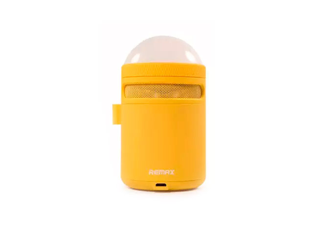 Портативная колонка Remax LED Light Bluetooth Set (желтая, беспроводная, моно, подстветка)