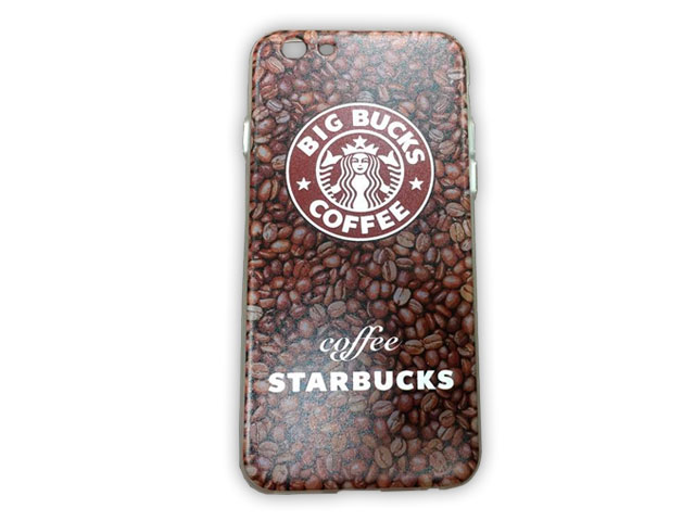 Чехол WK Wear It Case для Apple iPhone 6/6S (Coffee Starbucks, гелевый)