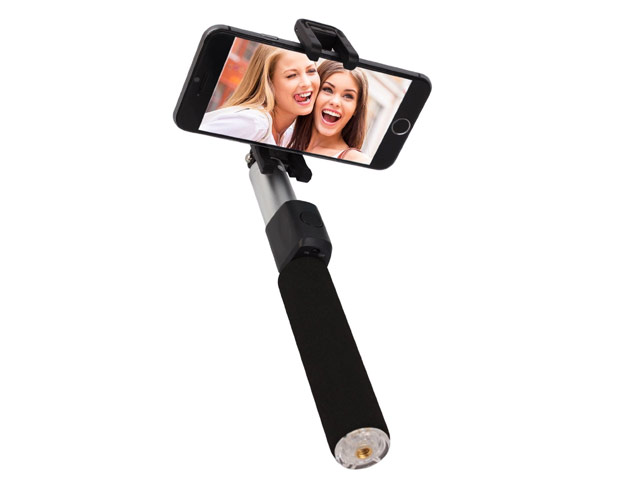 Монопод Remax Cable Selfie Stick mini P5 универсальный (черный, проводной)