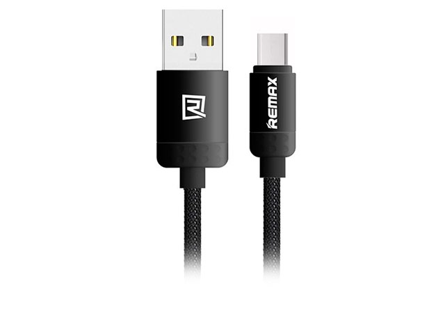 USB-кабель Remax Lovely Quick Charge&Data Cable (microUSB, 1 м, армированный, черный)
