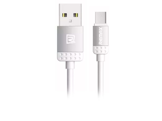 USB-кабель Remax Lovely Quick Charge&Data Cable (microUSB, 1 м, серебристый)